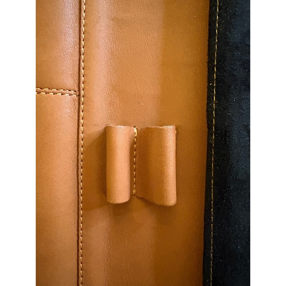 Coach Vintage Tan Leather Zip Around Portfolio Organizer Document Case Tan - Picture 14 of 16